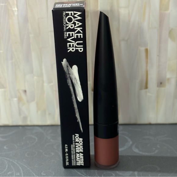 Makeup Forever Rouge Artist Liquid Lipstick in Shade 194 Immortal Rosewood - Picture 1 of 2